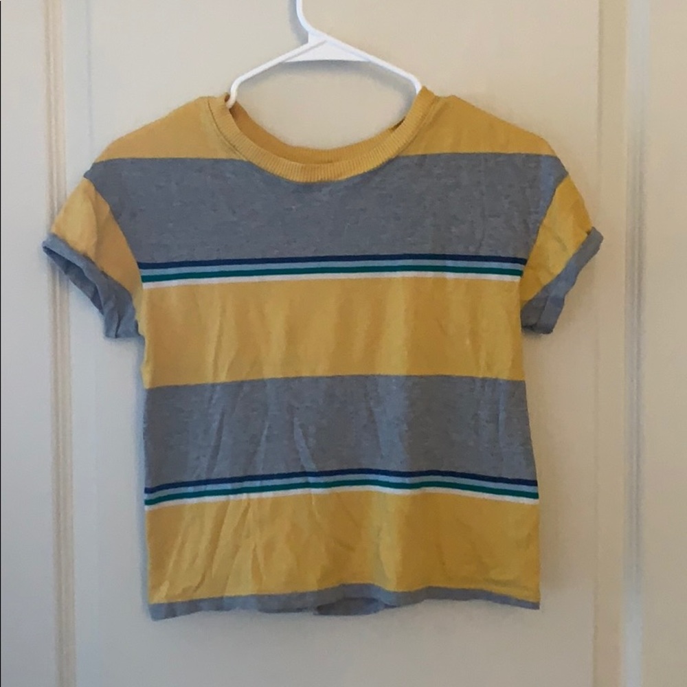 Stripped Crop Top
